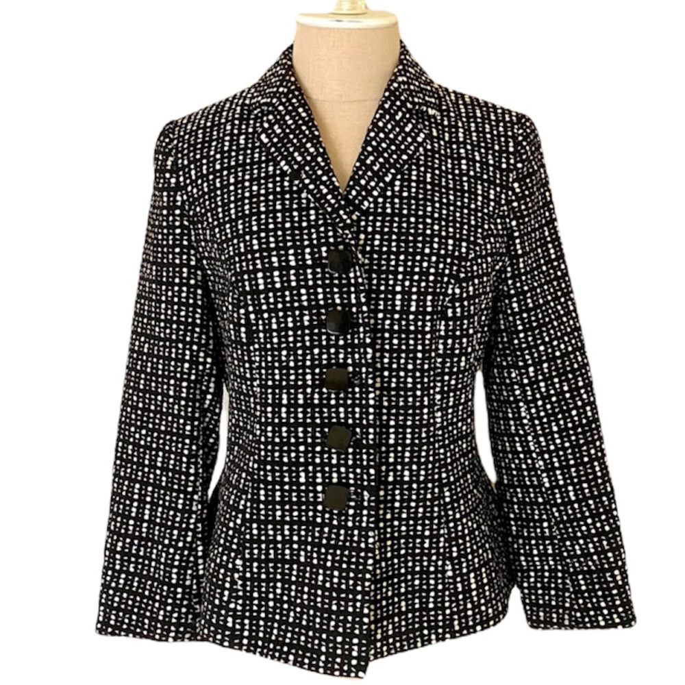 [Charles Gray London] Black and White Blazer
